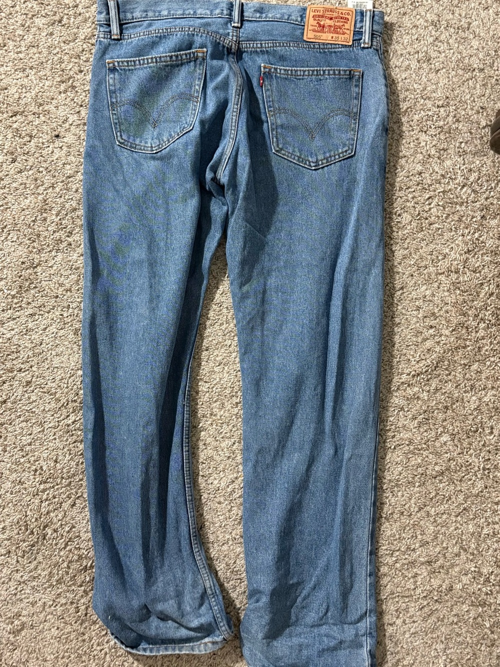Levi's Light Blue Straight Fit Jeans